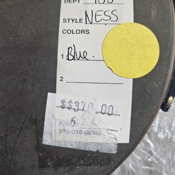 Beautiful never worn women denim/suede slip on sandals authentic jimmy choo - Picture 6 of 7